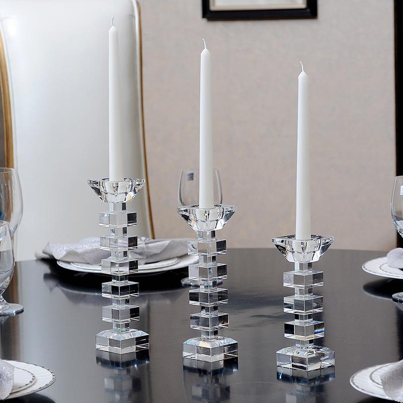 Candelabra, Candlesticks & Votives |  Crystal Pillar Candle Holder Candelabra, Candlesticks & Votives Candelabra, Candlesticks & Votives