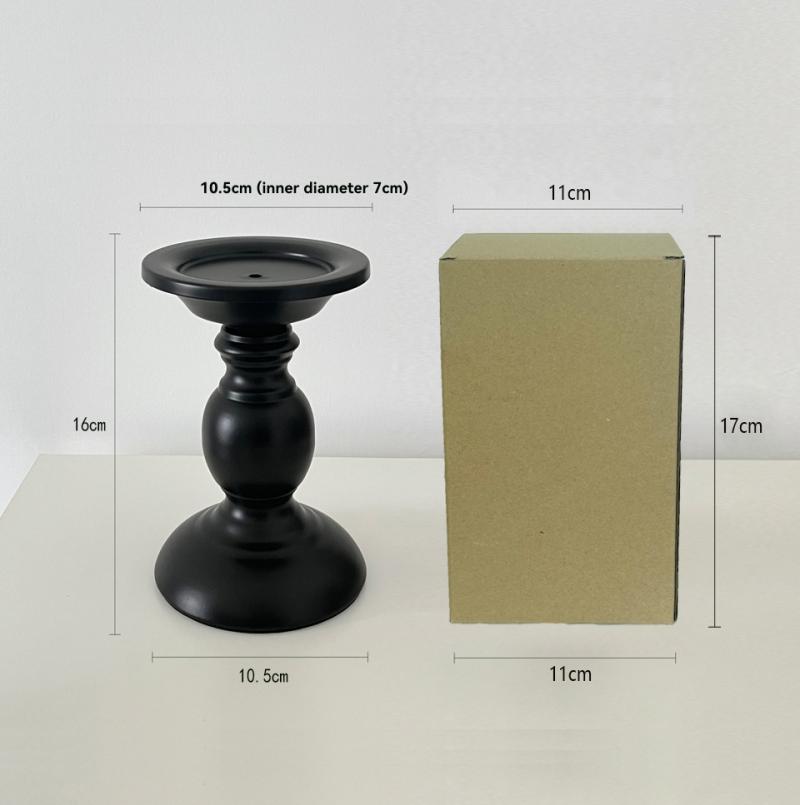 Decorative Accessories |  Bobbin Candle Stick – 14Cm Decorative Accessories Brown