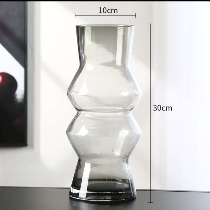 Decorative Accessories |  Sculpt Vase/Lantern H36Cm Decorative Accessories Clear