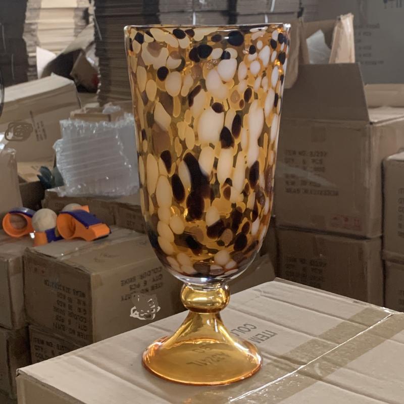 Glassware & Stemware |  Leopard Murano Wine Glass Dining & Entertaining Glassware & Stemware