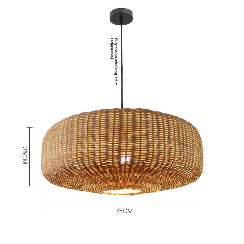 Lighting |  Woven Cane Table Lamp Home Accessories Lighting