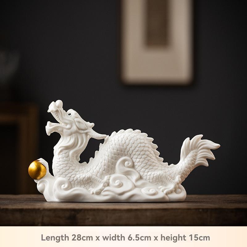 Office Desk Accessories |  Dragon Tianlong, Gold Luster Decorative Accents Decorative Accents