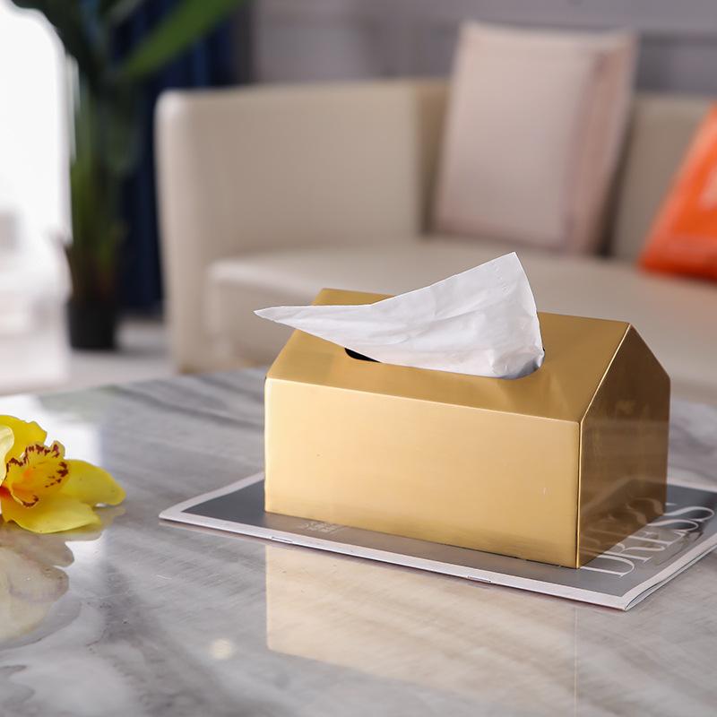 Other Home Accessories |  Ombre Long Tissue Box Home Accessories Gold