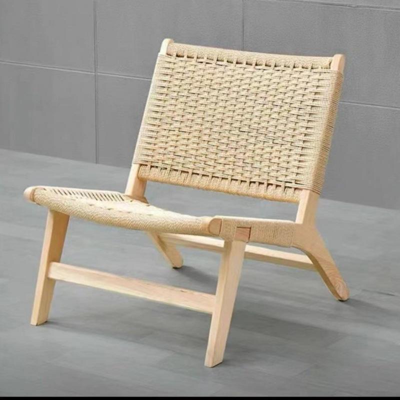 Other Home Accessories |  Teak Woven Lounge Chair Home Accessories Brown