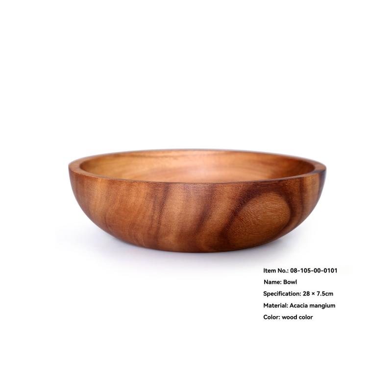 Serveware & Trays |  Champlain 19.5" Bowl, Black Walnut Dining & Entertaining Serveware & Trays