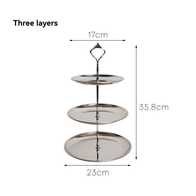 Serveware & Trays |  Alfredo Etagere, Stainless Dining & Entertaining Serveware & Trays