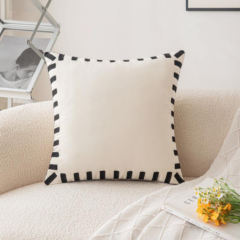 Soft Furnishings |  Decorative Cingan Pillow Cushions Black