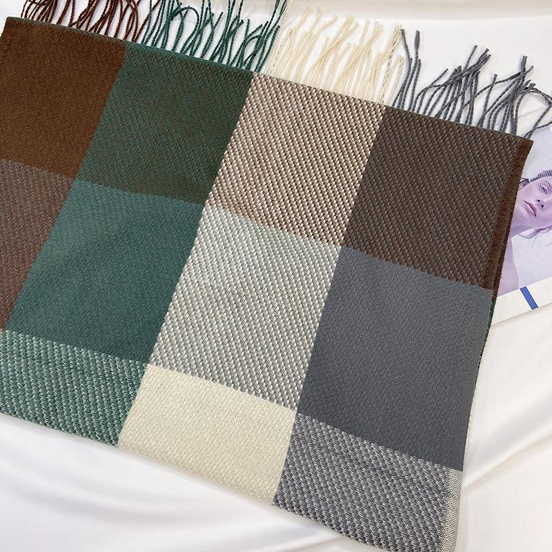 Soft Furnishings |  Grid Cashmere Blanket Home Accessories Multicoloured