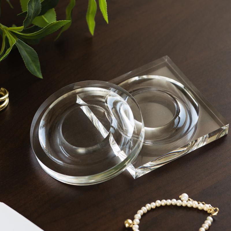 Table Linens & Accessories |  Lucite Wine Bottle Coaster, Gold Barware & Wine Accessories Barware & Wine Accessories