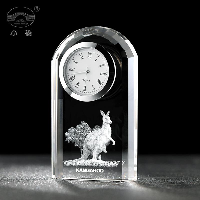 Office Desk Accessories |  Crystal Clock Home Decor Office Desk Accessories